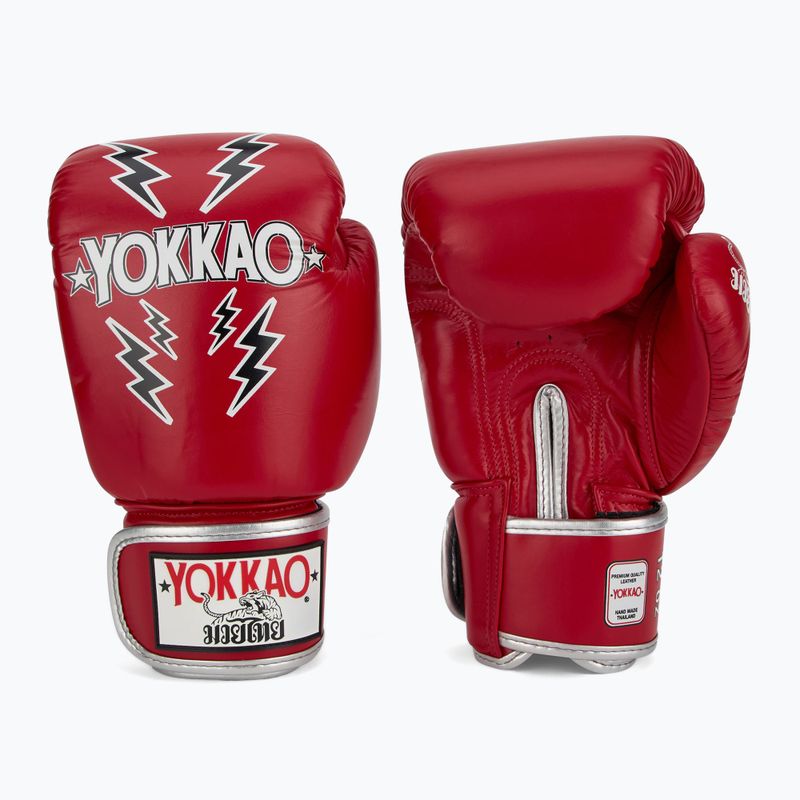 Herren Boxhandschuhe YOKKAO Stadium rot