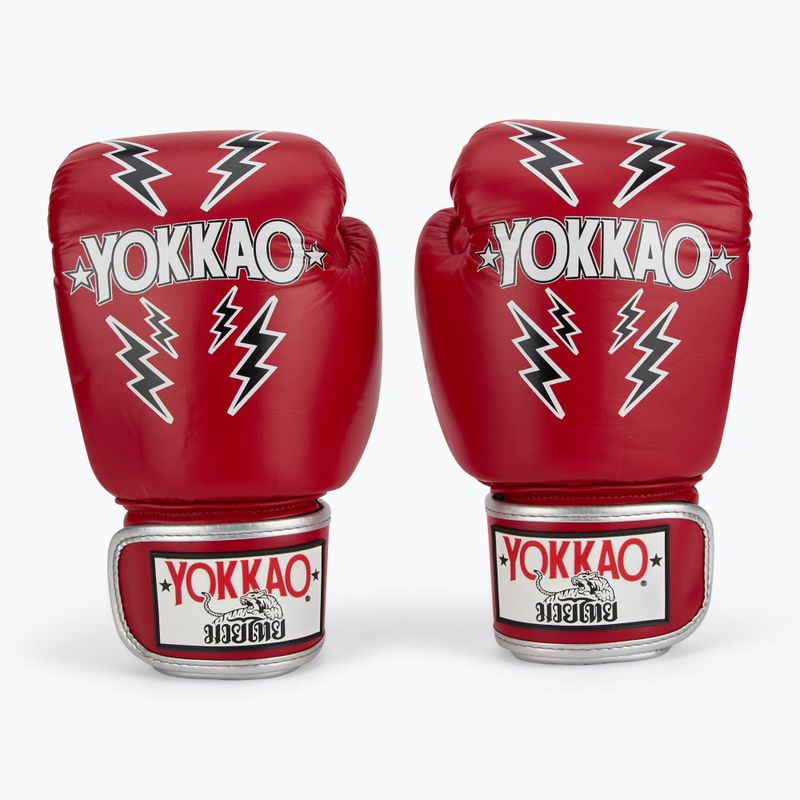 Herren Boxhandschuhe YOKKAO Stadium rot 2