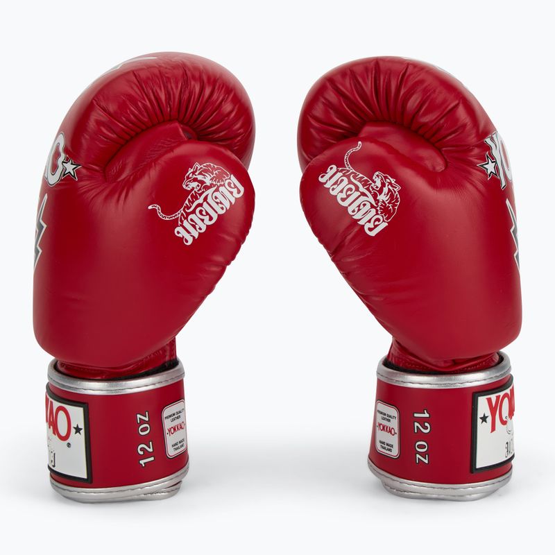 Herren Boxhandschuhe YOKKAO Stadium rot 4