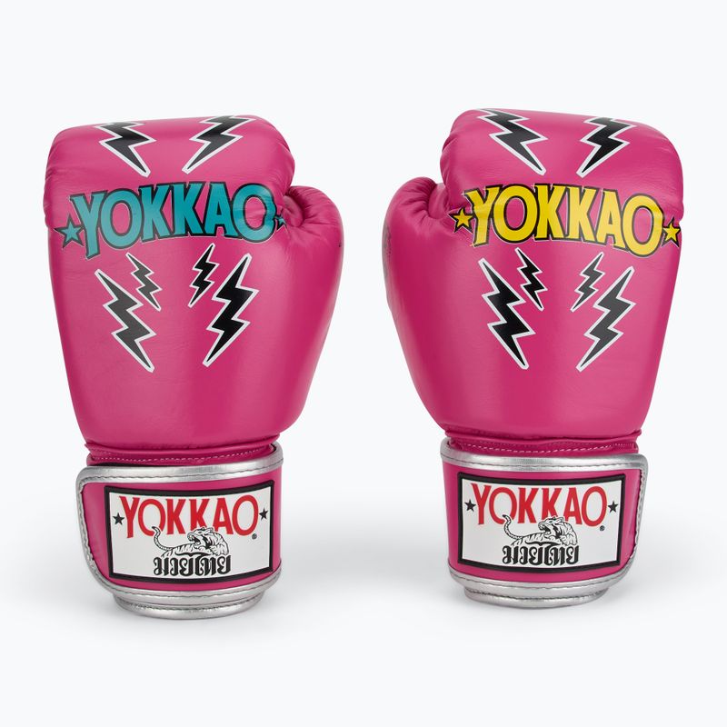 Herren Boxhandschuhe YOKKAO Stadium fuchsia 2