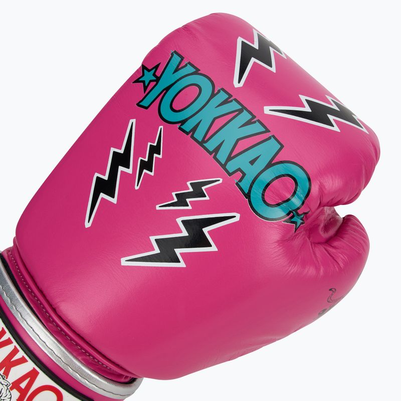 Herren Boxhandschuhe YOKKAO Stadium fuchsia 5