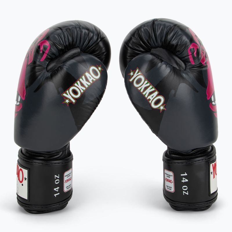 Herren Boxhandschuhe YOKKAO Primate schwarz 4