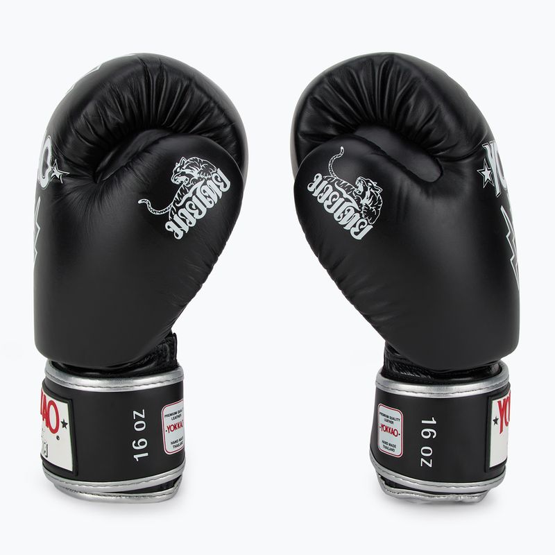 Herren Boxhandschuhe YOKKAO Stadium schwarz 3