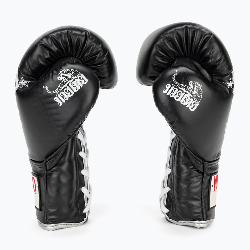 Herren Boxhandschuhe YOKKAO Stadium Lace Up schwarz 4