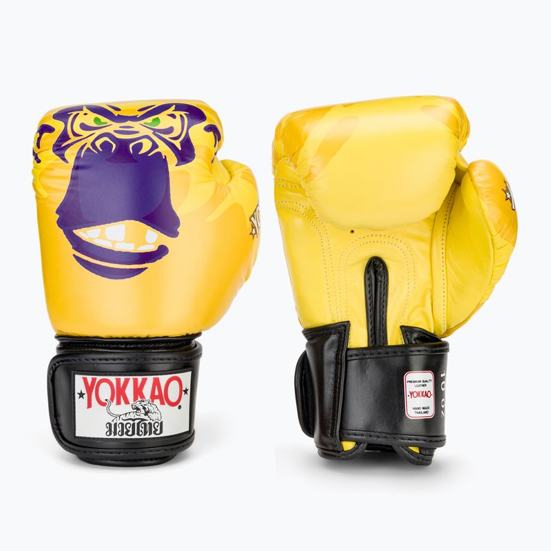 Herren Boxhandschuhe YOKKAO Primate gelb