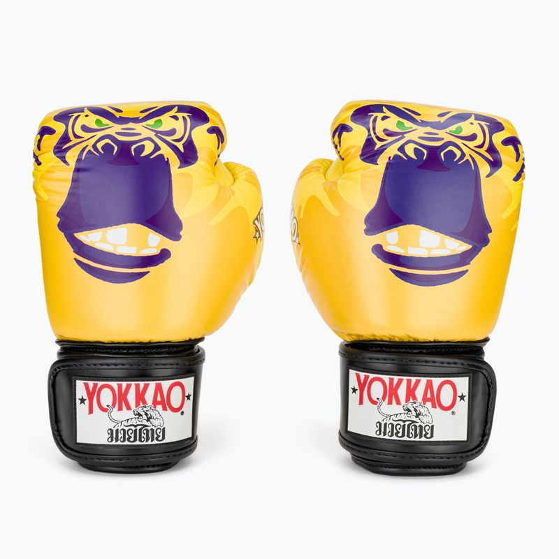 Herren Boxhandschuhe YOKKAO Primate gelb 2