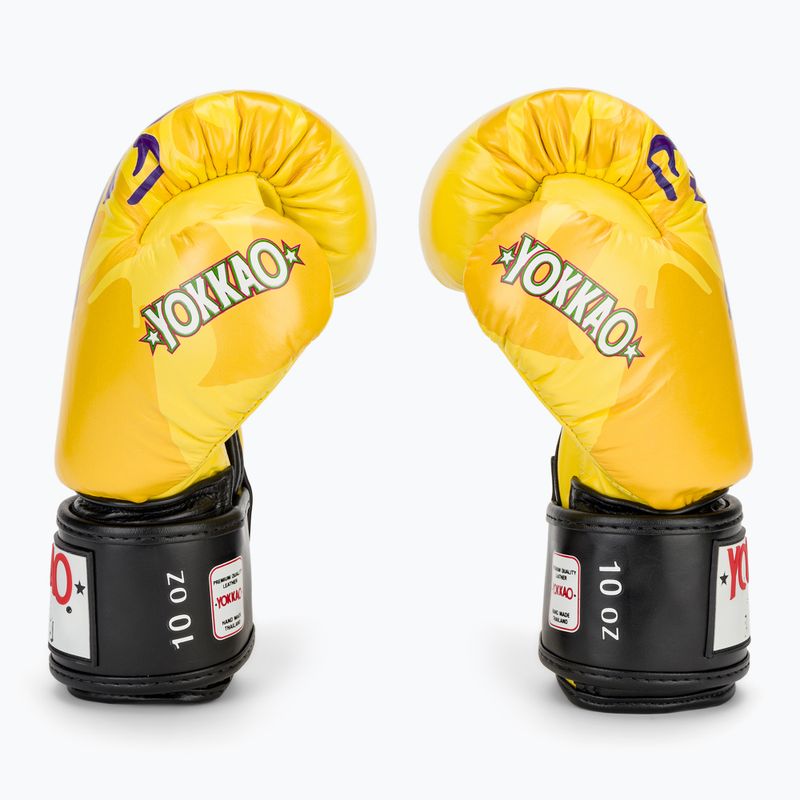 Herren Boxhandschuhe YOKKAO Primate gelb 4