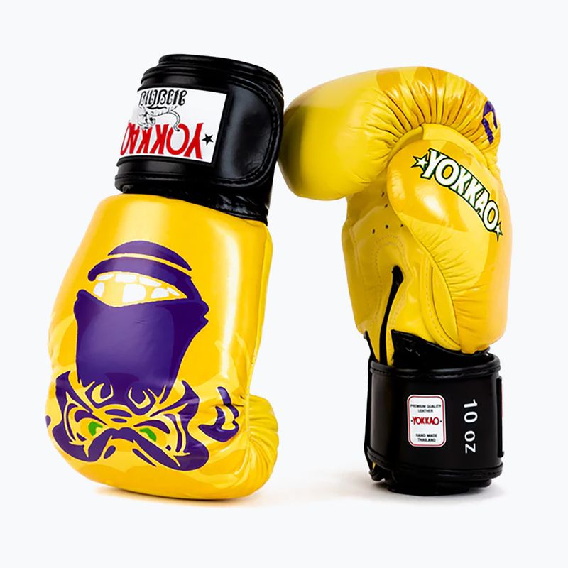 Herren Boxhandschuhe YOKKAO Primate gelb 2