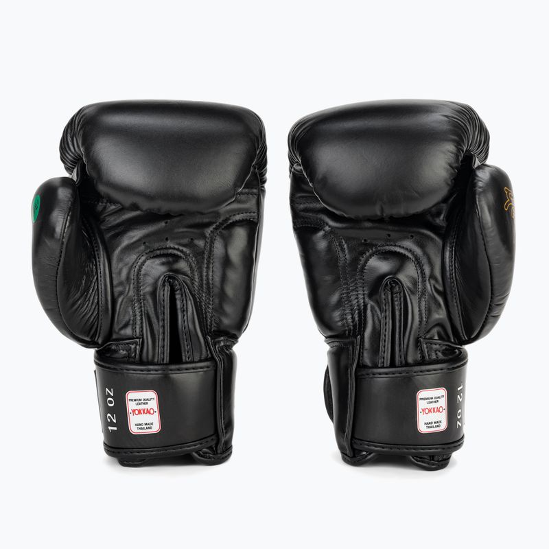 Herren Boxhandschuhe YOKKAO Wax schwarz 3