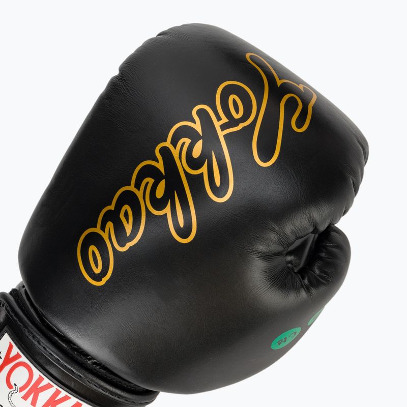 Herren Boxhandschuhe YOKKAO Wax schwarz 5