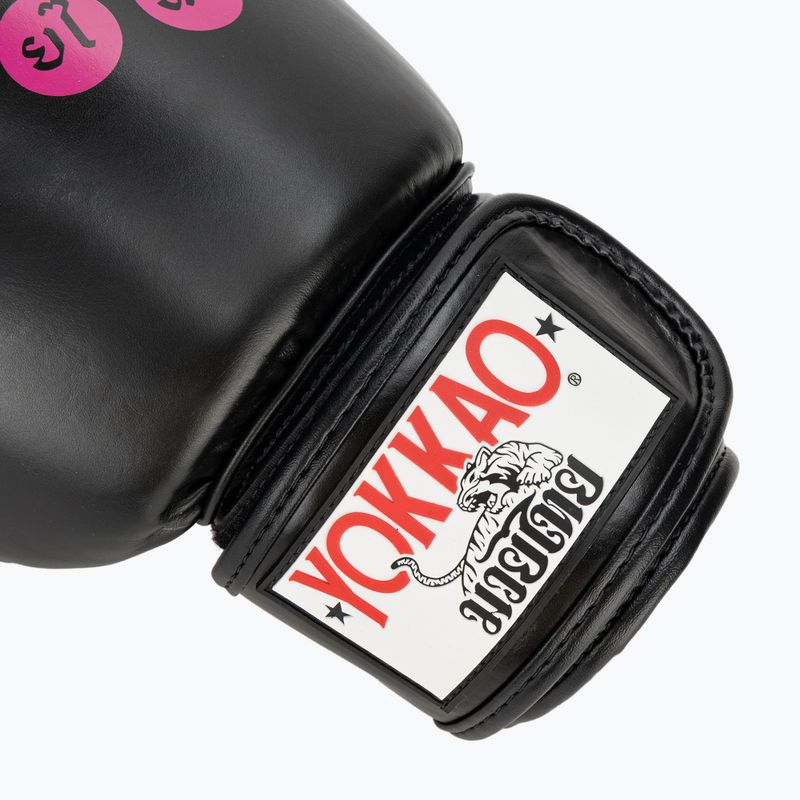 Herren Boxhandschuhe YOKKAO Wax schwarz 7