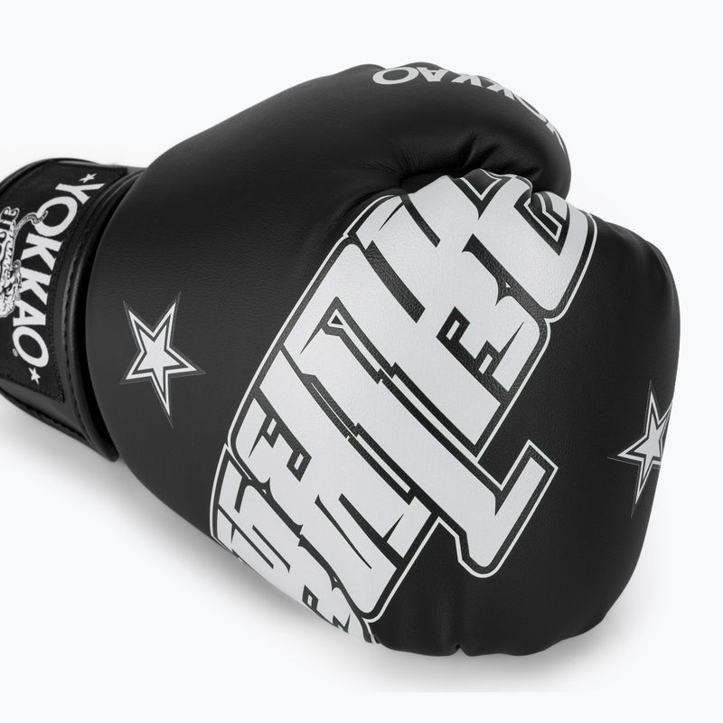 Boxhandschuhe YOKKAO Lettering Boxing black 5