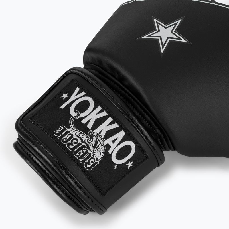 Boxhandschuhe YOKKAO Lettering Boxing black 6