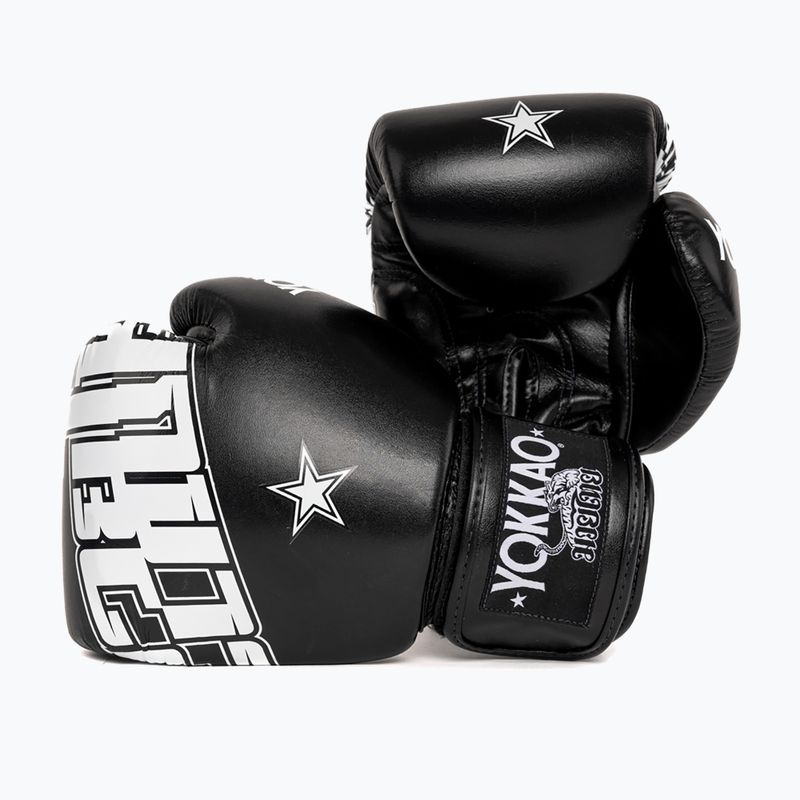 Boxhandschuhe YOKKAO Lettering Boxing black