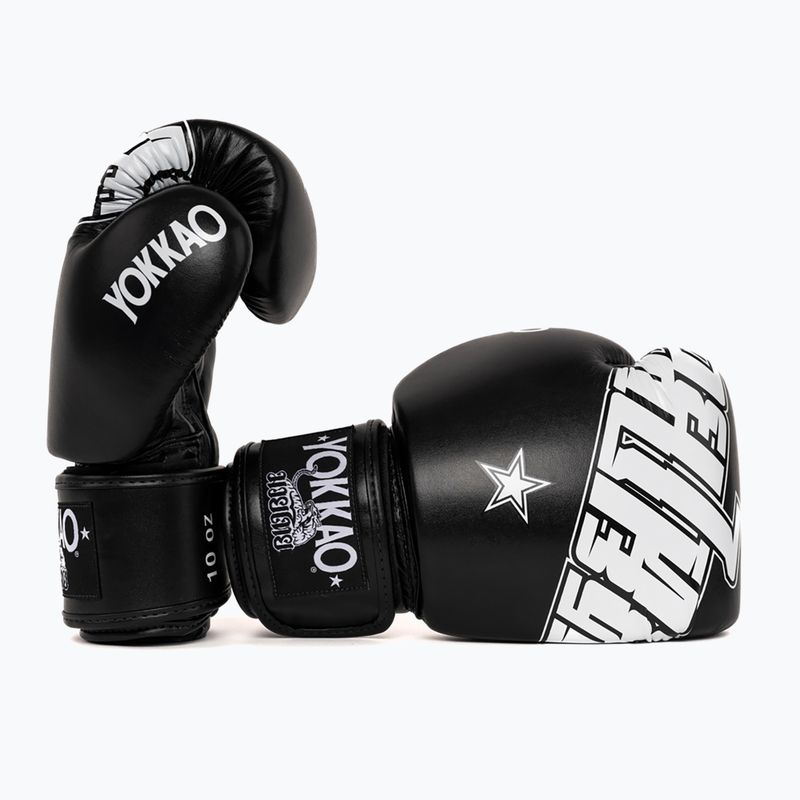 Boxhandschuhe YOKKAO Lettering Boxing black 3