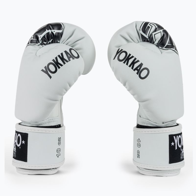 Boxhandschuhe YOKKAO Lettering Boxing white 4
