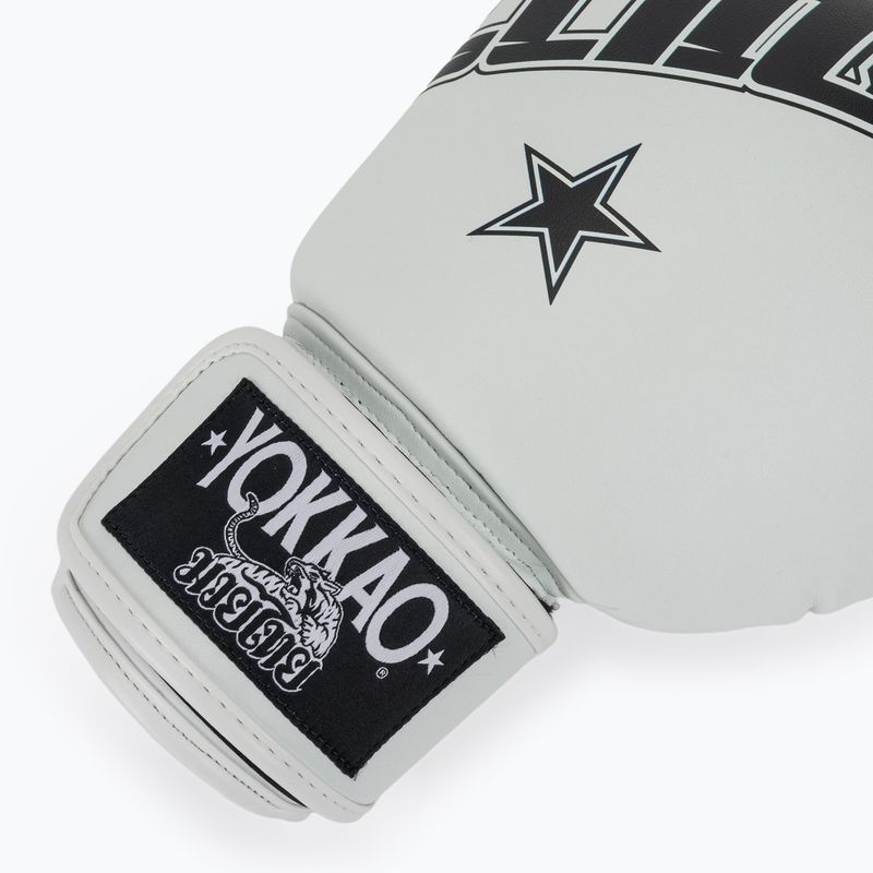 Boxhandschuhe YOKKAO Lettering Boxing white 6