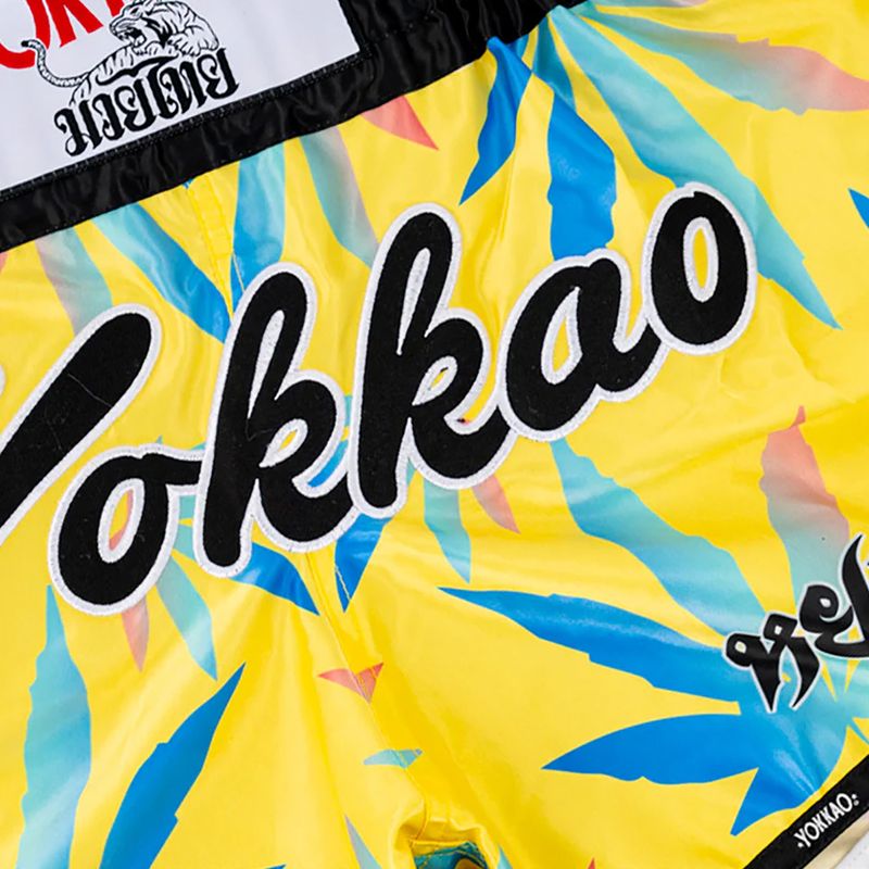 Trainings Shorts Herren YOKKAO Wax CarbonFit yellow 3