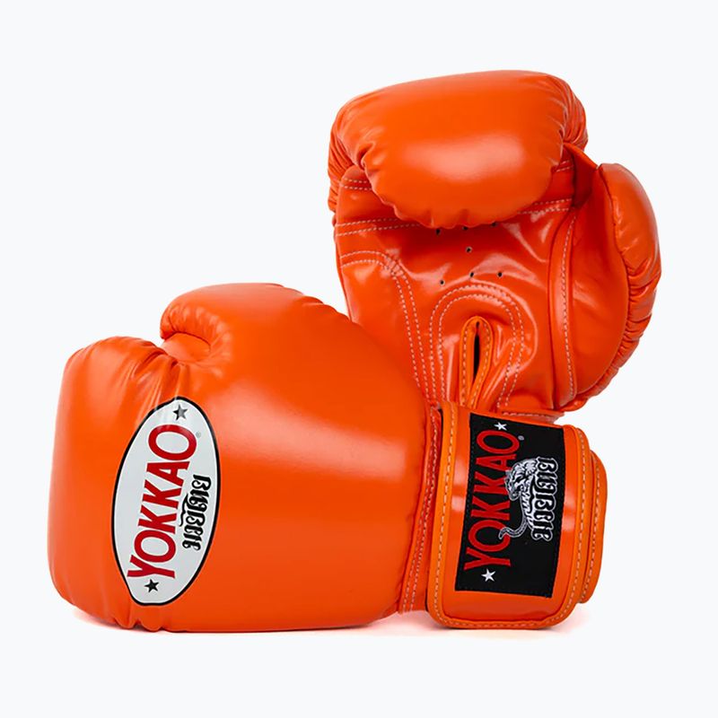YOKKAO Herren Boxhandschuhe Matrix orange ibis 7