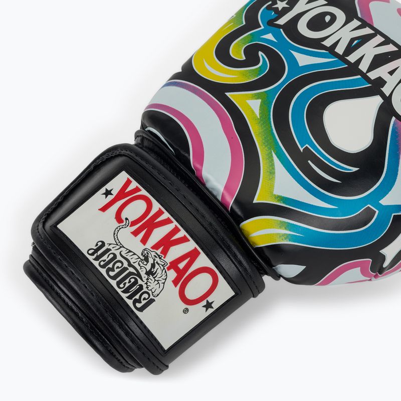 Herren Boxhandschuhe YOKKAO Flames weiß 6