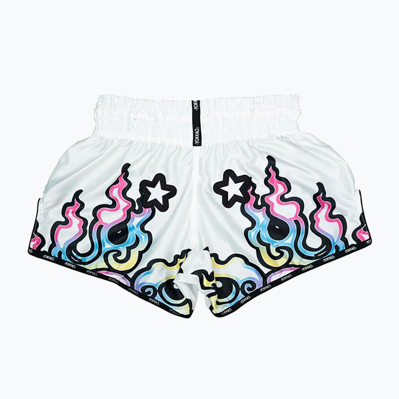 Trainings Shorts Herren YOKKAO Flames CarbonFit white 2