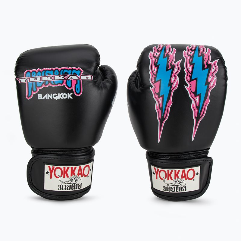 YOKKAO East Club Herren Boxhandschuhe schwarz 2