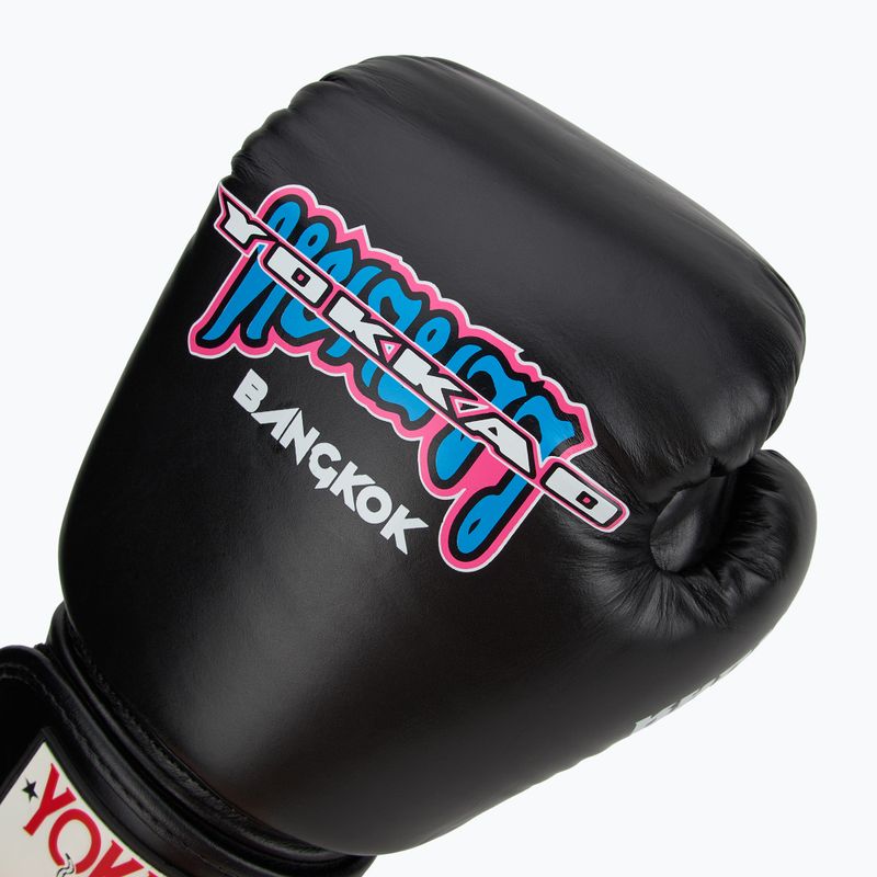 YOKKAO East Club Herren Boxhandschuhe schwarz 5