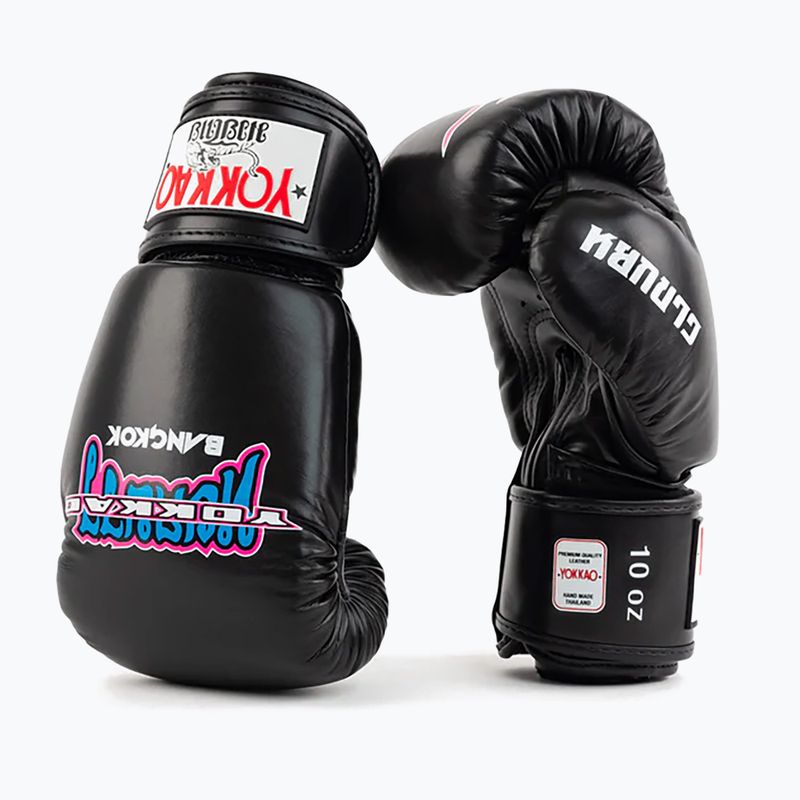 YOKKAO East Club Herren Boxhandschuhe schwarz 8