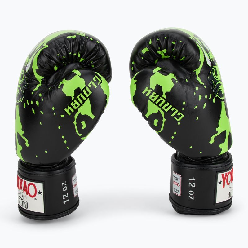 YOKKAO Angry Bull Herren Boxhandschuhe schwarz 4
