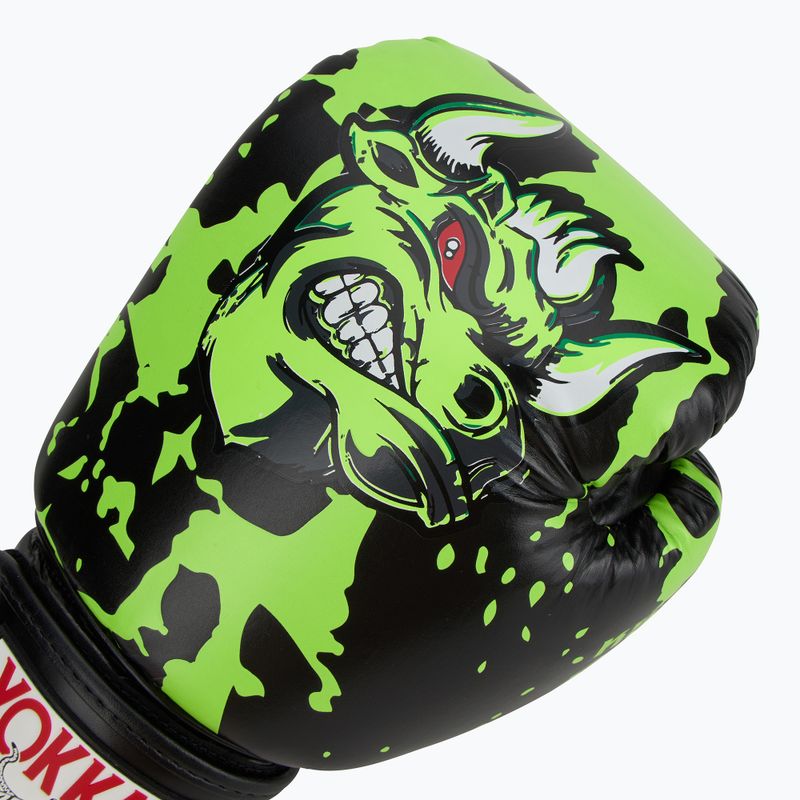 YOKKAO Angry Bull Herren Boxhandschuhe schwarz 5