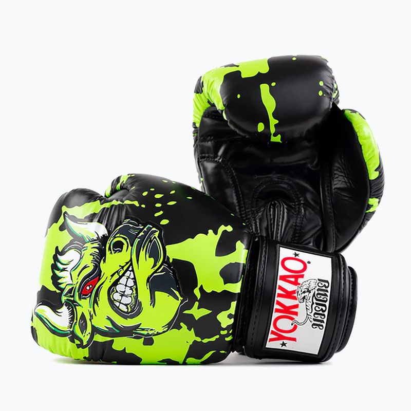YOKKAO Angry Bull Herren Boxhandschuhe schwarz 7