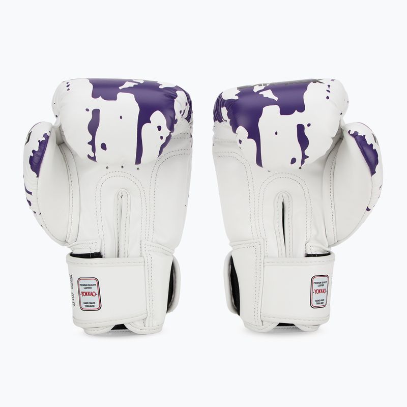 Herren Boxhandschuhe YOKKAO Angry Bull weiß 3