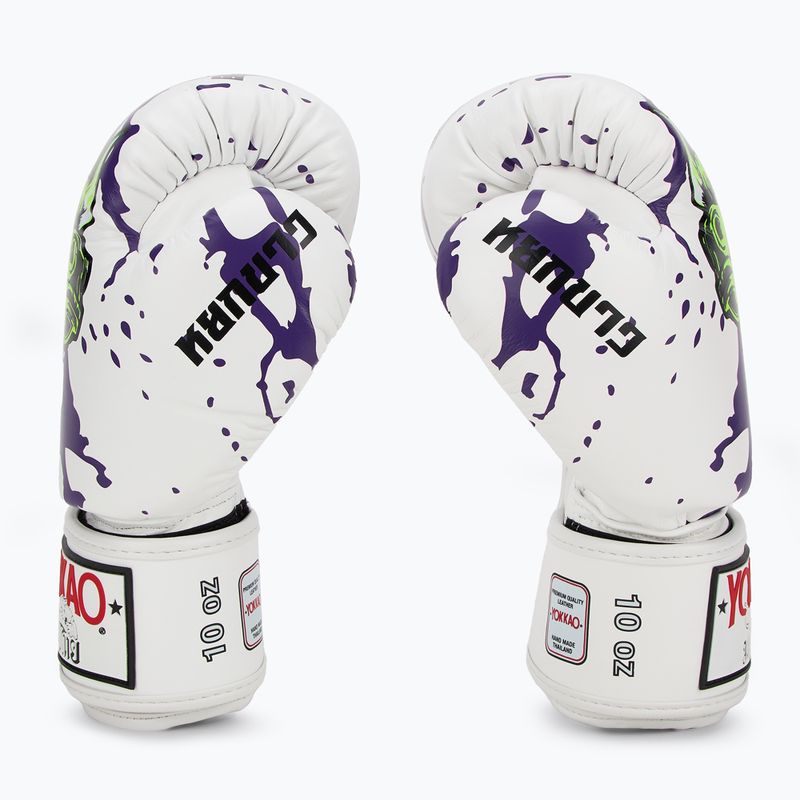 Herren Boxhandschuhe YOKKAO Angry Bull weiß 4
