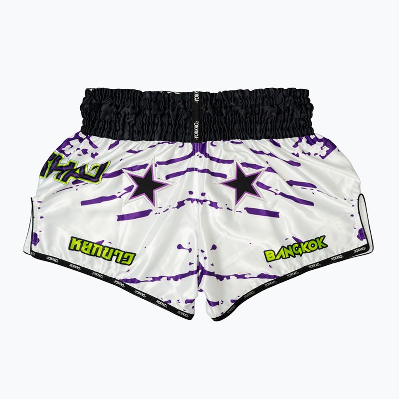 Trainingsshorts Herren YOKKAO Angry Bull Muay Thai white 2