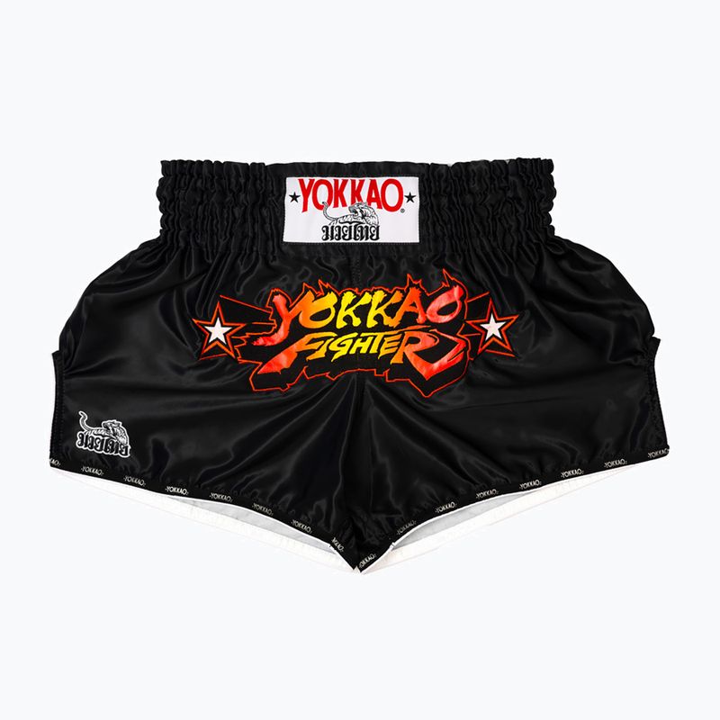 Herren-Trainingsshorts YOKKAO Fighter KO Muay Thai black 5