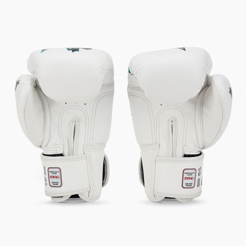 Herren Boxhandschuhe YOKKAO Fighter KO weiß 3