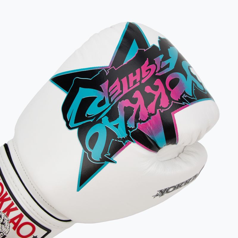 Herren Boxhandschuhe YOKKAO Fighter KO weiß 5