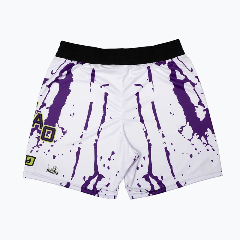 Trainingsshorts Herren YOKKAO Angry Bull Workout white 2