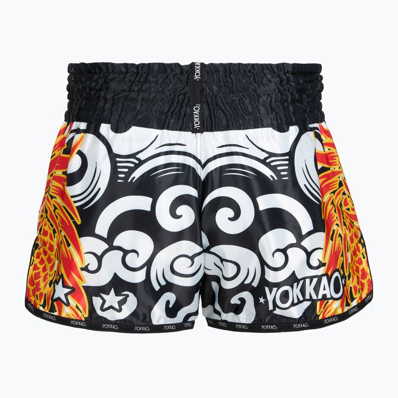 Trainingsshorts Herren YOKKAO Dragon Muay Thai black/white 2
