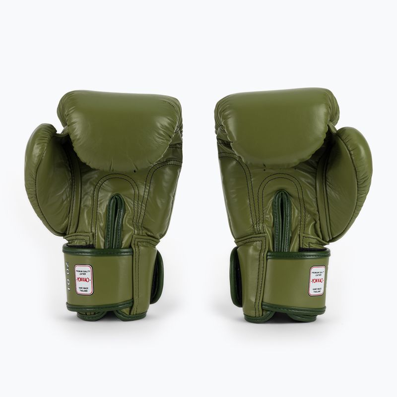 Boxhandschuhe YOKKAO Late Show Boxing olive 3