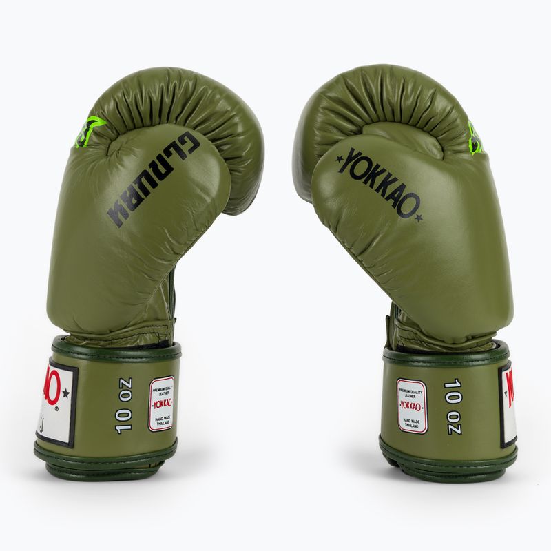 Boxhandschuhe YOKKAO Late Show Boxing olive 4