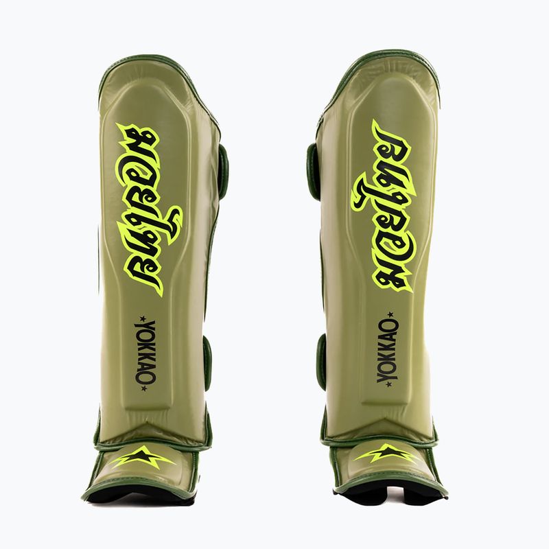 Schienbein- und Fußschützer YOKKAO Late Show olive