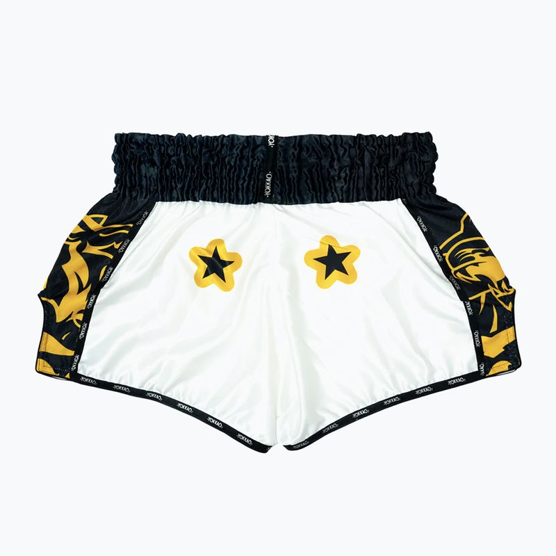 Herren-Trainingsshorts YOKKAO Original Muay Thai white 2