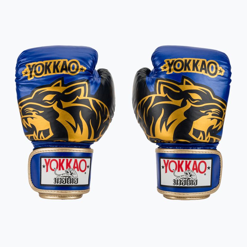 Boxhandschuhe YOKKAO Original Boxing Gloves electric blue 2