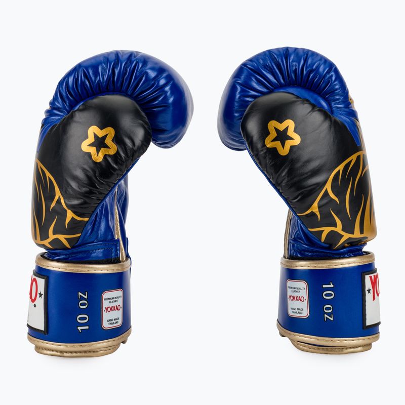 Boxhandschuhe YOKKAO Original Boxing Gloves electric blue 4