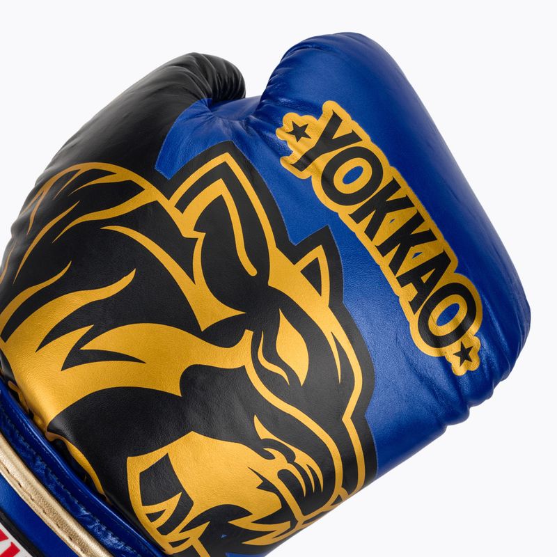 Boxhandschuhe YOKKAO Original Boxing Gloves electric blue 5