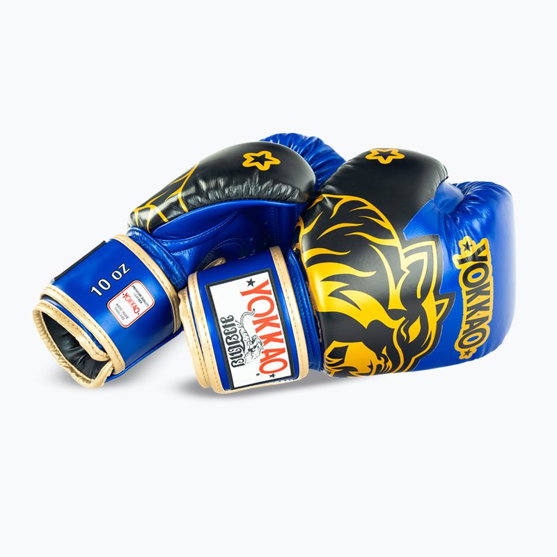 Boxhandschuhe YOKKAO Original Boxing Gloves electric blue 5