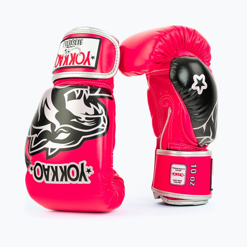 Boxhandschuhe YOKKAO Original Boxing Gloves fuchsia 2