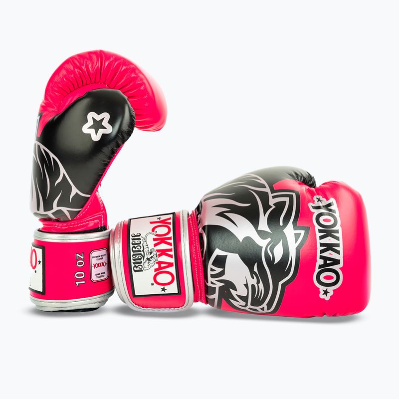 Boxhandschuhe YOKKAO Original Boxing Gloves fuchsia 3