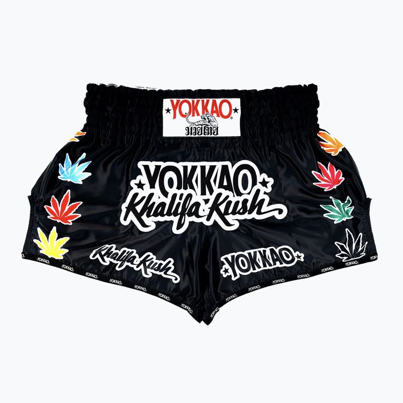 Trainingsshorts Herren YOKKAO Khalifa Kush Muay Thai black